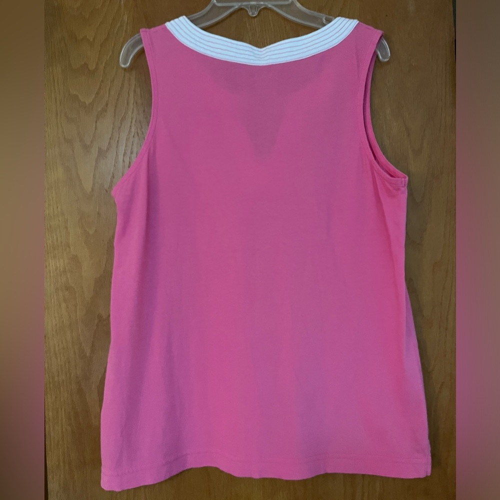 VGUC Lilly Pulitzer Hotty Pink top Small - Picture 2 of 5